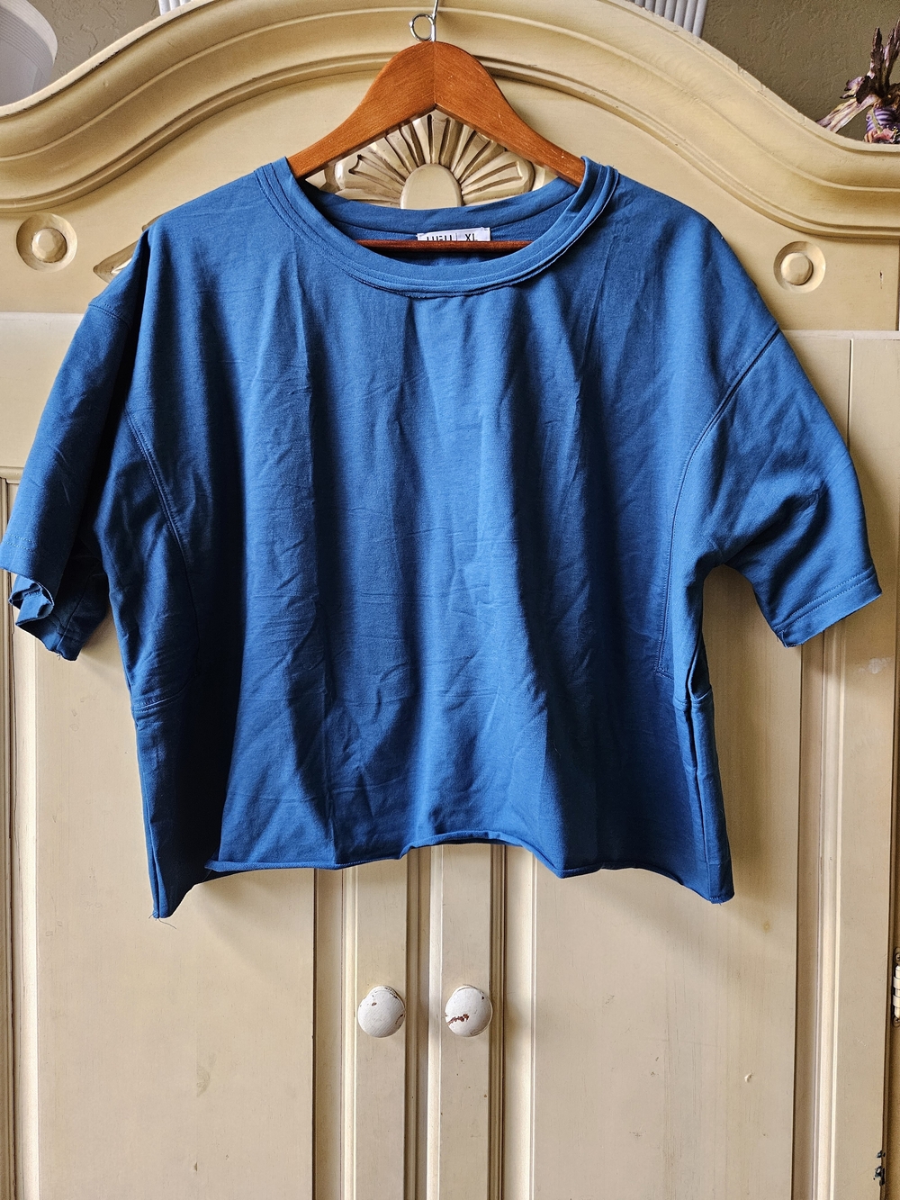 UEU XL Teal Crewneck T-Shirt